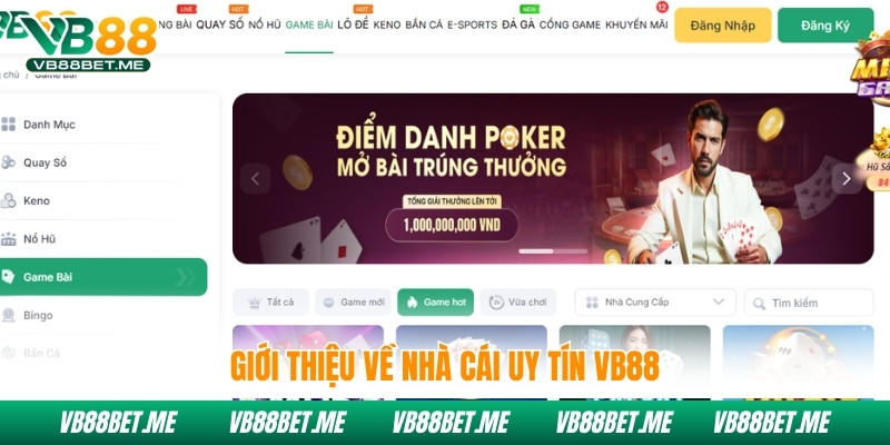 Giới thiệu về nhà cái uy tín Vb88