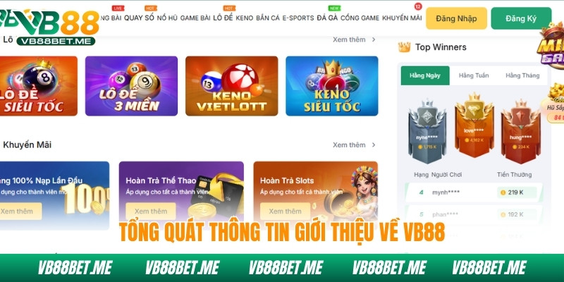 Tổng quát thông tin giới thiệu về Vb88